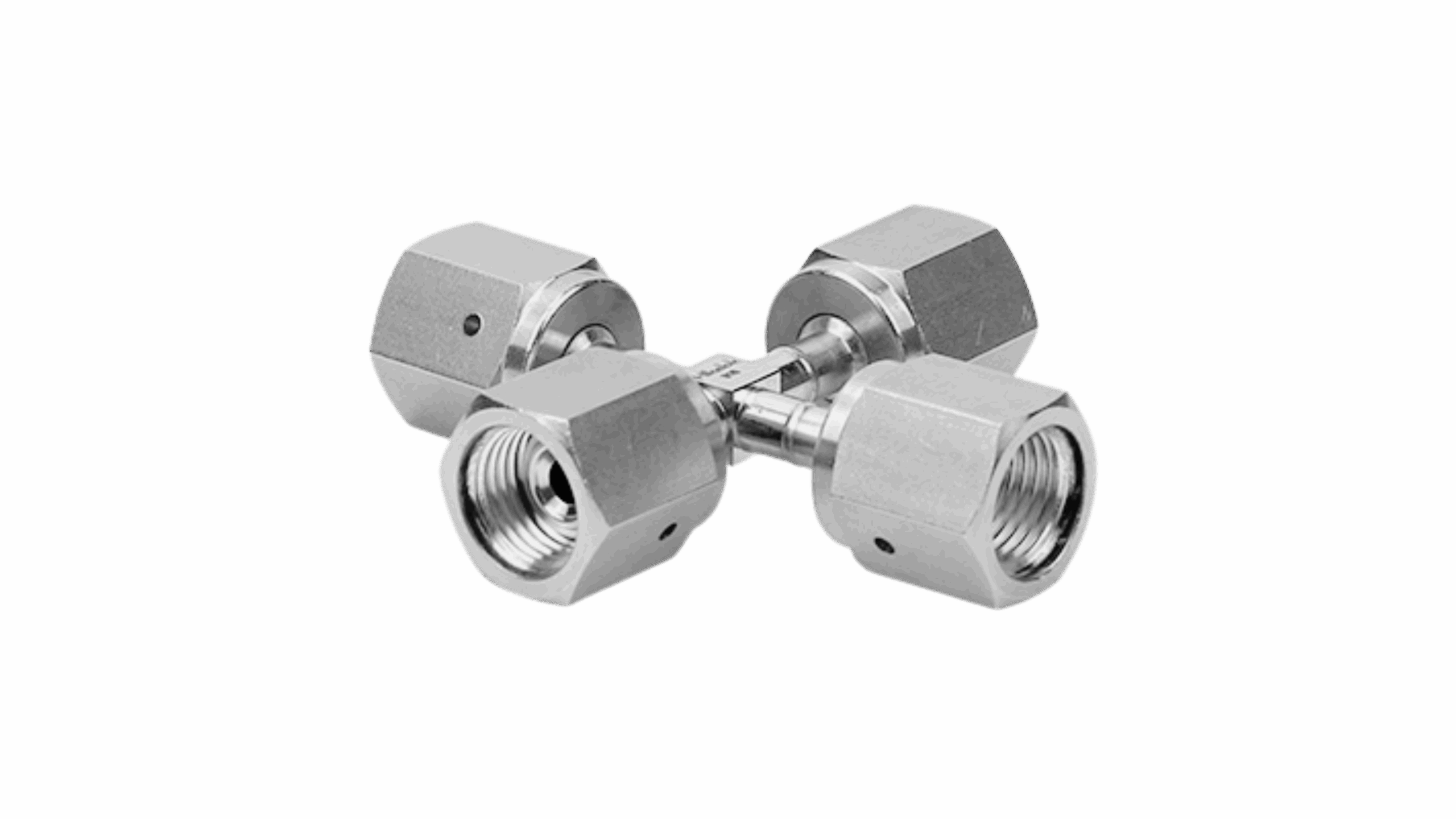 1/4" - Weld Female Cross (FVF-6-WFC)