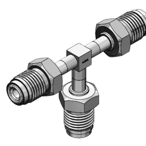 1/4" - Weld Male Tee (FVF-6-WMT)